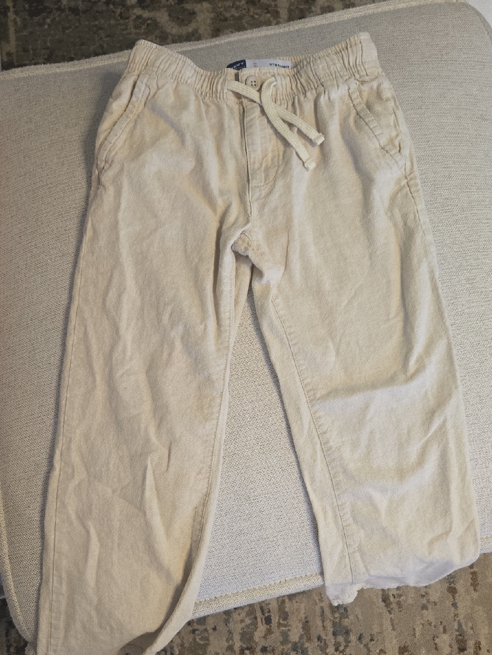 Old Navy Kids Casual Drawstring Pants - Cream
